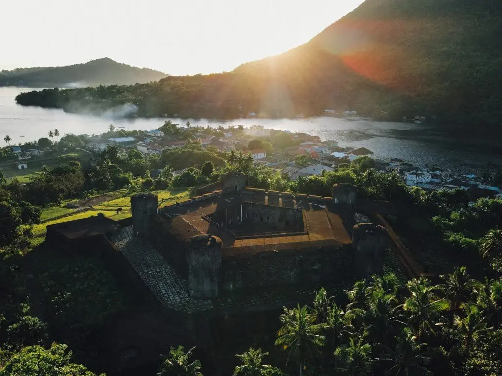 Fort Belgica above Banda Neira in the Spice Islands