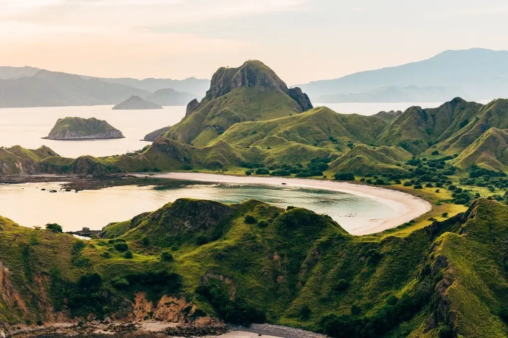Padar Island viewpoint in Komodo National Park