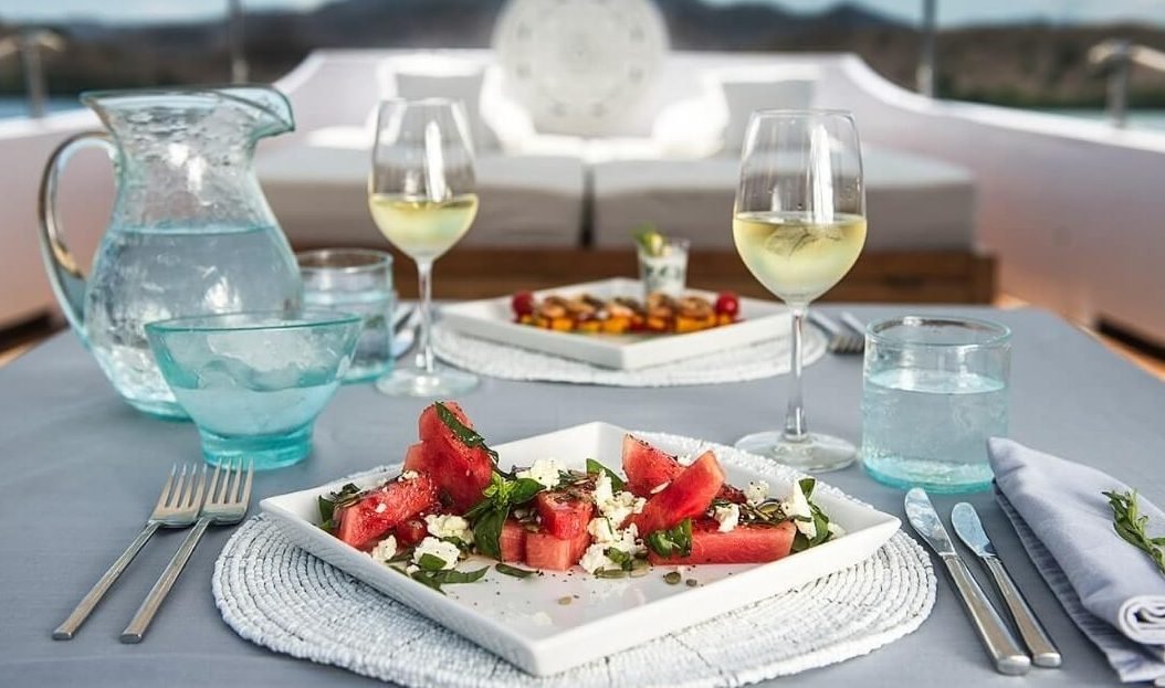 Deck dining on Alexa