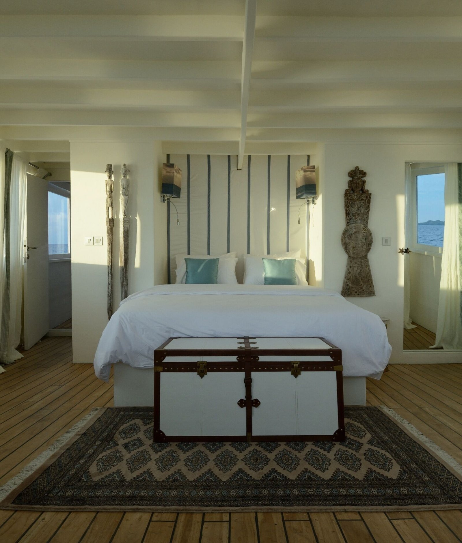 Master suite on Alexa looking toward the bed