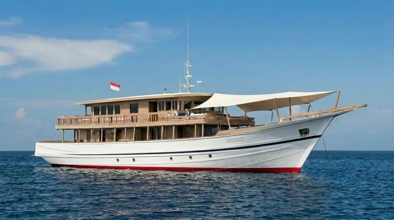 Mahodaya, a 3-cabin yacht for private charter in Komodo, Raja Ampat and Sumbawa, Indonesia
