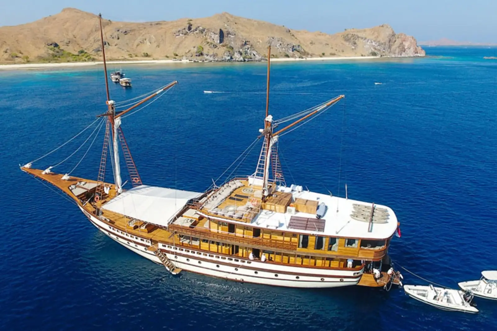Prana by Atzaro, a 9-cabin phinisi for private charter in Komodo, Raja Ampat and the Spice Islands
