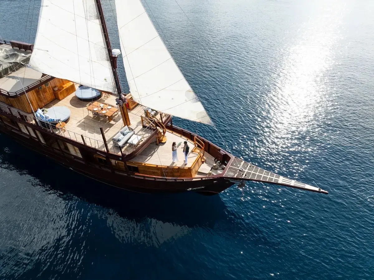 Sequoia, a private motor sailing yacht charter in Komodo and Raja Ampat, Indonesia
